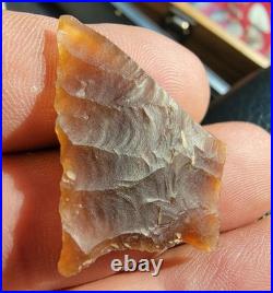 1 1/4 Knife River Flint Folsom Preform Base Mountrail County, North Dakota