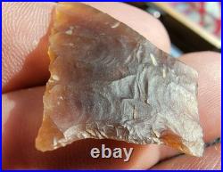 1 1/4 Knife River Flint Folsom Preform Base Mountrail County, North Dakota
