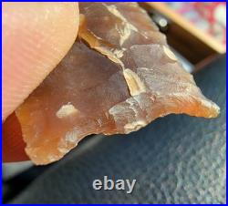 1 1/4 Knife River Flint Folsom Preform Base Mountrail County, North Dakota