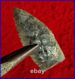 1.75 PALEO OWL CAVE OREGON ARROWHEAD Authentic Projectile Point BEN STERMER COA