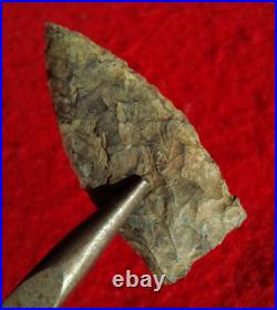 1.75 PALEO OWL CAVE OREGON ARROWHEAD Authentic Projectile Point BEN STERMER COA