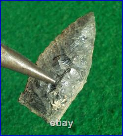 1.75 PALEO OWL CAVE OREGON ARROWHEAD Authentic Projectile Point BEN STERMER COA