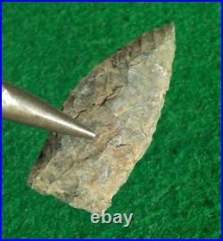 1.75 PALEO OWL CAVE OREGON ARROWHEAD Authentic Projectile Point BEN STERMER COA
