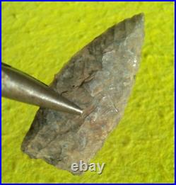 1.75 PALEO OWL CAVE OREGON ARROWHEAD Authentic Projectile Point BEN STERMER COA