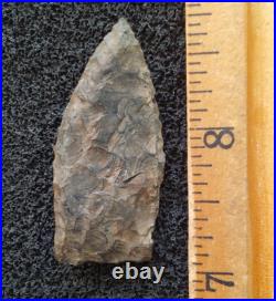 1.75 PALEO OWL CAVE OREGON ARROWHEAD Authentic Projectile Point BEN STERMER COA