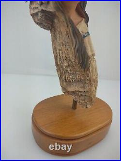 10.5 Tall Buffalo Woman Native American Indian Sculpture Limited Edition #3009