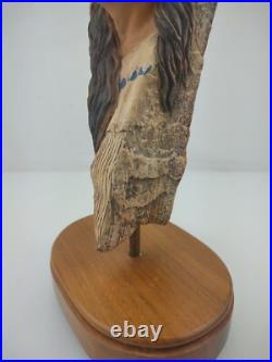 10.5 Tall Buffalo Woman Native American Indian Sculpture Limited Edition #3009