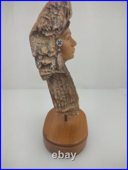 10.5 Tall Buffalo Woman Native American Indian Sculpture Limited Edition #3009
