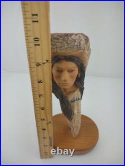 10.5 Tall Buffalo Woman Native American Indian Sculpture Limited Edition #3009