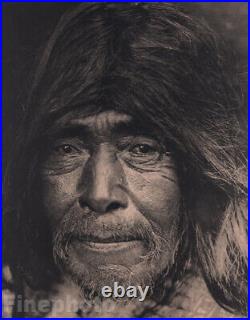 1900/72 EDWARD CURTIS Native American Indian Nootka Man Canada Folio Photo 16X20