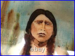 1984 Cynthia Ck Wearden Fine Artist Native American Indian Woman Signed