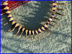 19th Century Plains Native American Styled Badger Claw Necklace Reproduction