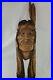 28 Carved Wood Native American Indian Chief's Head Wall Art Signed DW Gilley