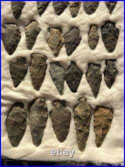 29 Points, Native American Artifacts, Collection From Pennsylvania