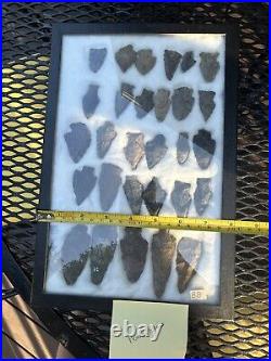 29 Points, Native American Artifacts, Collection From Pennsylvania
