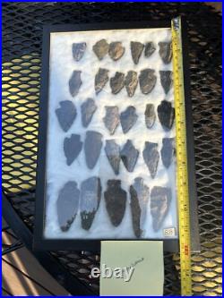 29 Points, Native American Artifacts, Collection From Pennsylvania