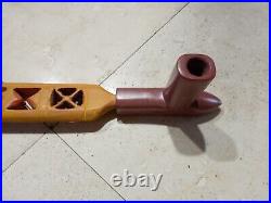 29x3 Replica Native American Puzzle Pipe by Peter Winders