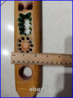 29x3 Replica Native American Puzzle Pipe by Peter Winders