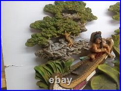 3D Art NATIVE AMERICAN INDIAN HANGING WALL DISPLAY-UNIVERSAL STATUARY CORP 1974