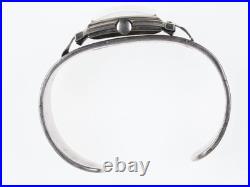 6.625 30's-40's Heavy Stamped Navajo Silver watch cuff bracelet