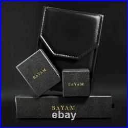 7/8 Mini Native American Indian All White CZ Pendant Solid 10K Yellow Gold