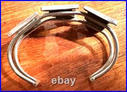 70s ZUNI INLAY 3 Owl Sterling BRACELET + RING Turquoise Coral Onyx INLAID Sweet