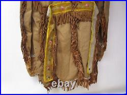 ANTIQUE HENDERSON AMES Native American regalia clothing suit Indian -War Company