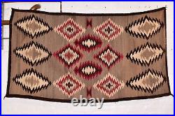 ATQ LG Navajo Rug native american indian Textile Transitional EYE DAZZLER 75x42