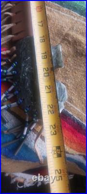 AWESOME OLD 1940S 50s NATIVE AMERICAN IROQUOIS HAND MADE CEREMONY PIPE RARE