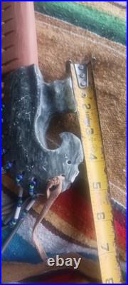 AWESOME OLD 1940S 50s NATIVE AMERICAN IROQUOIS HAND MADE CEREMONY PIPE RARE