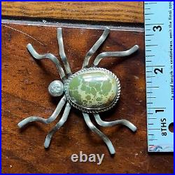 Adam Fierro Royson Turquoise Sterling silver Spider