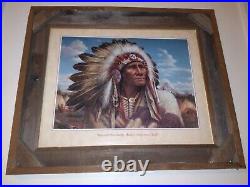 Alfredo Rodriguez Framed Print Indian Chief