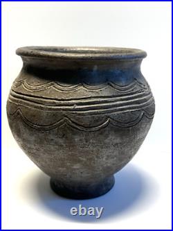 Ancient Native American Indian Etched Large Pot Mound Builders MO 1200 AD