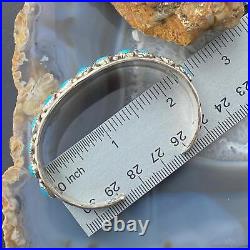 Anita Whitegoat Navajo Native American Sterling Turquoise Bracelet For Women