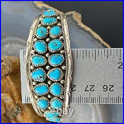 Anita Whitegoat Navajo Native American Sterling Turquoise Bracelet For Women