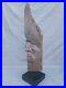Antique 19th C Native American Store Trade Sign Weathervane Carved Wood Fragment