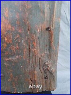 Antique 19th C Native American Store Trade Sign Weathervane Carved Wood Fragment