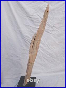 Antique 19th C Native American Store Trade Sign Weathervane Carved Wood Fragment