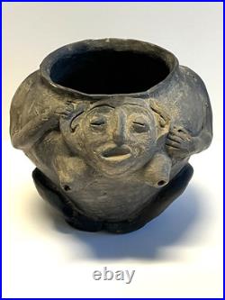 Antique Native Ameican Indian Ceramic Effigy Vessel