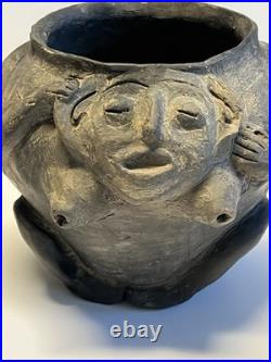 Antique Native Ameican Indian Ceramic Effigy Vessel