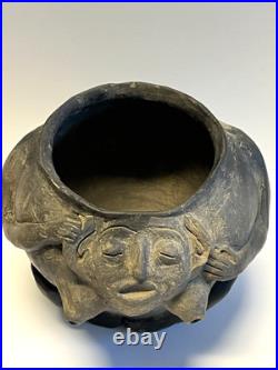 Antique Native Ameican Indian Ceramic Effigy Vessel