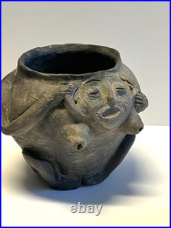 Antique Native Ameican Indian Ceramic Effigy Vessel
