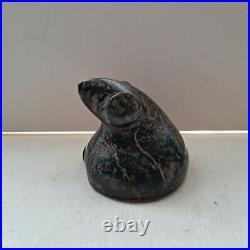 Antique Native American Indian Bird Stone Frog Figure PopEye Sculpture