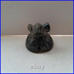 Antique Native American Indian Bird Stone Frog Figure PopEye Sculpture