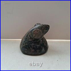 Antique Native American Indian Bird Stone Frog Figure PopEye Sculpture