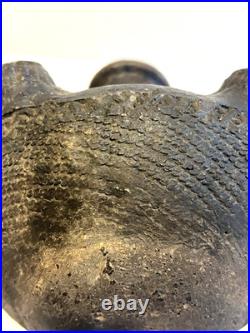 Antique Native American Indian Clay Pottery Sprouted Water Jug