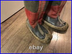 Antique Native American Indian Moccasins Boots Shoes Mukluks Armadillo Soles