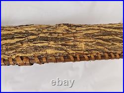 Antique Native American Indian Wood Bark Canoe