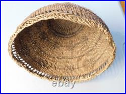 Antique Native American carrying basket Washoe Washo Great Basin Paiute 19th c