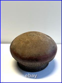 Antique Old Native American Indian Red Clay Pottery Jar Incised Pattern 1880's Antique Old Native American Indian Red Clay Pottery Jar Incised Pattern 1880's